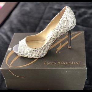 Size 6 Enzo Angilioni designer heels.